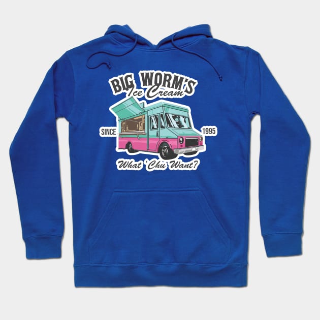 Big Worm's Ice Cream Friday Movie Hoodie by Geminiguys